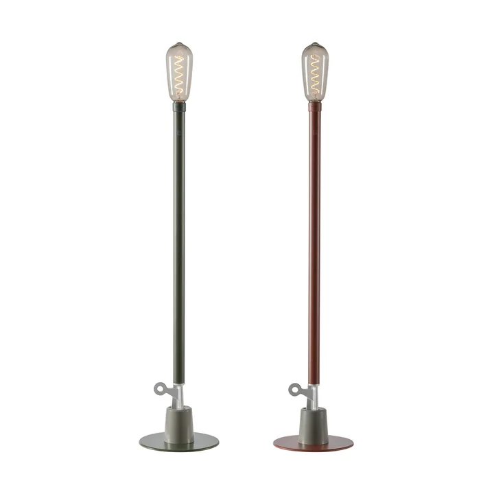 Weltevree - Sticklight LED outdoor light, bottle green / red (set of 2)