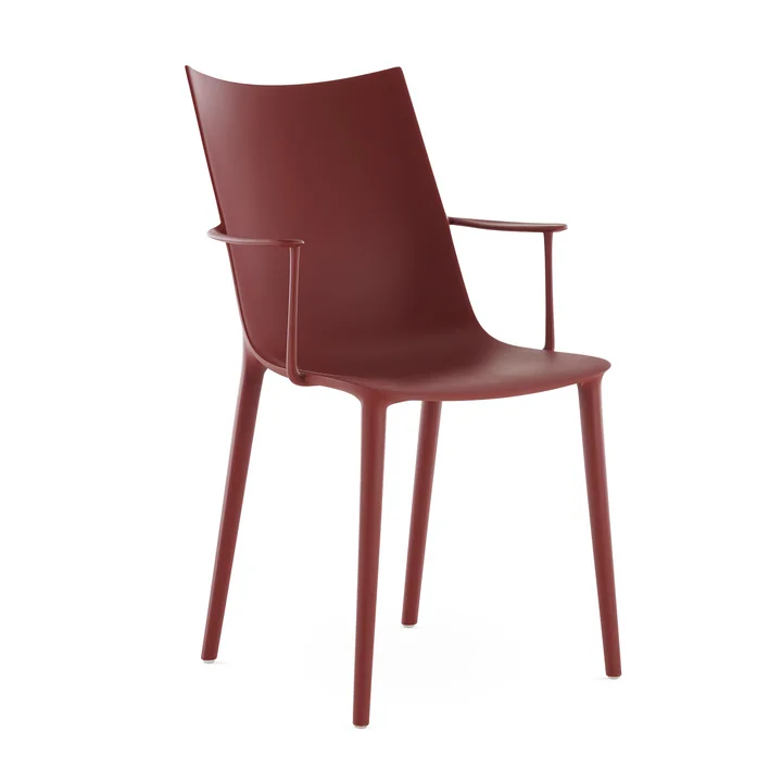 Kartell - H.H.H. armchair, burgundy / matt