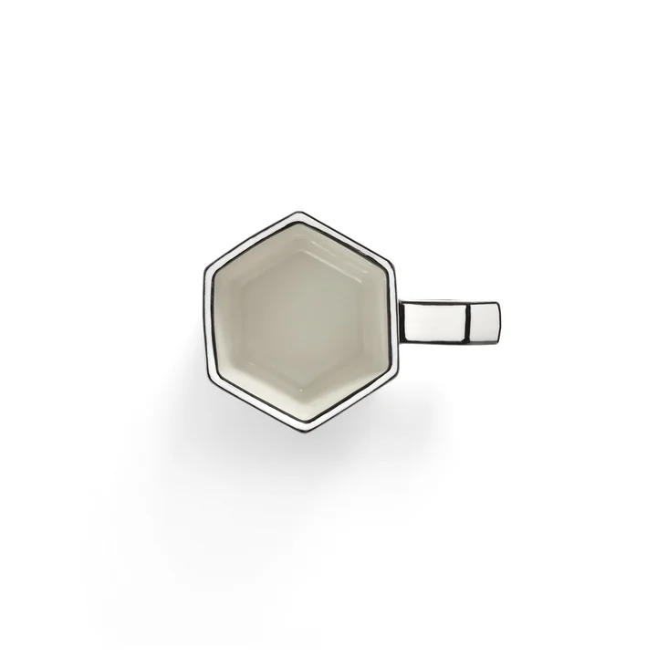 Serax - Carte Blanche Double espresso cup, white / black