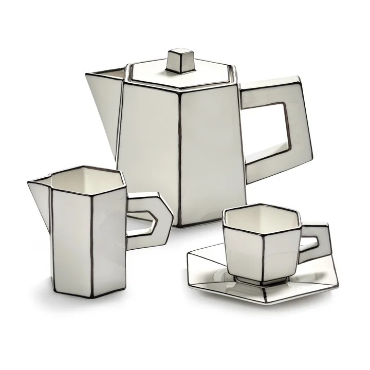 Serax - Carte Blanche Espresso cup, teapot and jug
