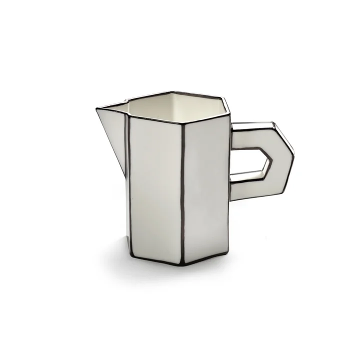 Serax - Carte Blanche Jug, white / black