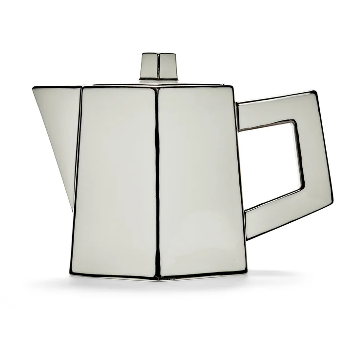 Serax - Carte Blanche teapot, white / black
