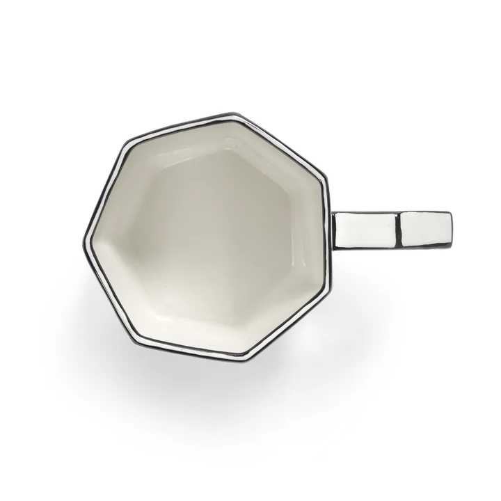 Serax - Carte Blanche Teacup, white / black