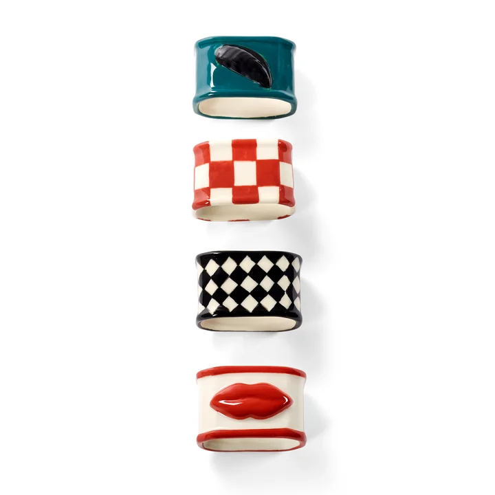 Serax - Napkin rings, mix (set of 4)
