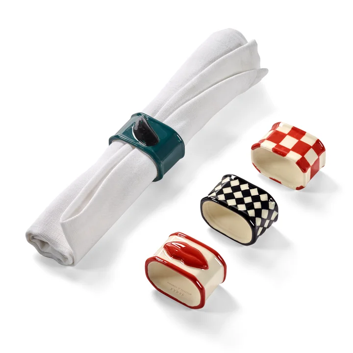 Serax - Napkin rings, mix (set of 4)