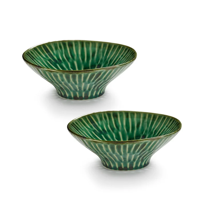Serax - Verde Lanza Bowl M, green (set of 2)