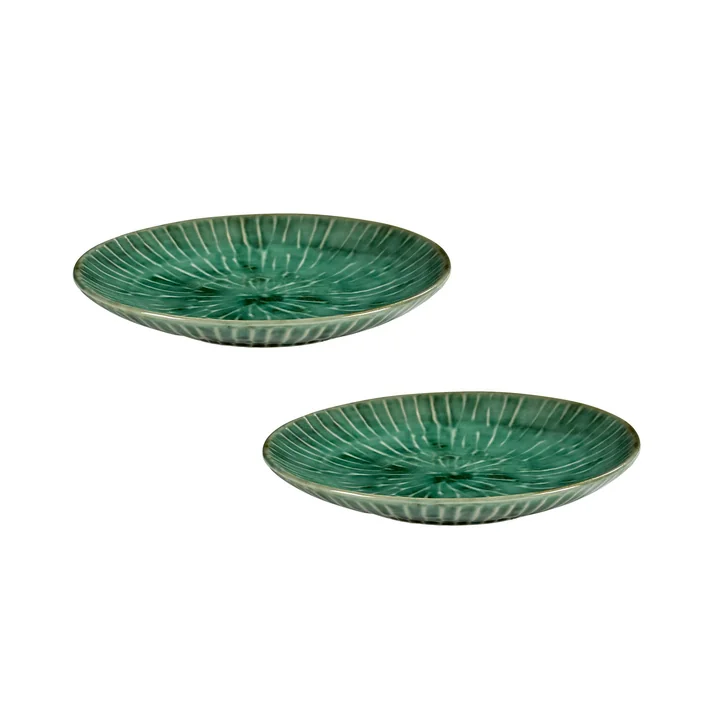 Serax - Verde Lanza Plate M, green (set of 4)