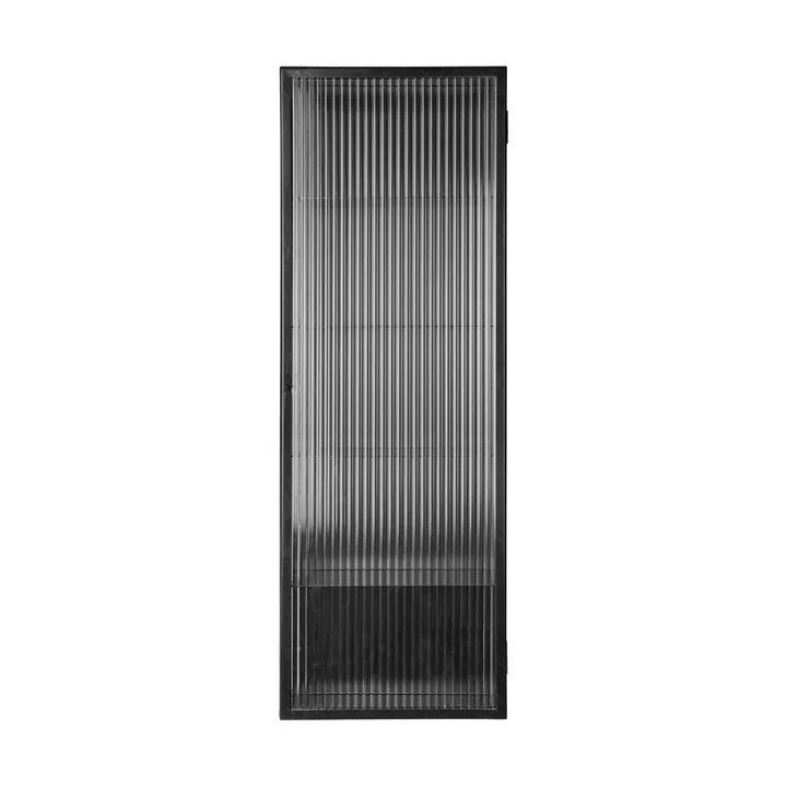 Ferm Living - Haze Wall cabinet, 35 x 100 cm, glass / black