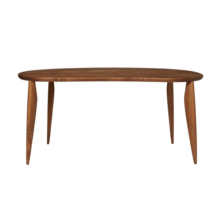 Ferm Living - Feve Dining table, 160 x 86 cm, walnut