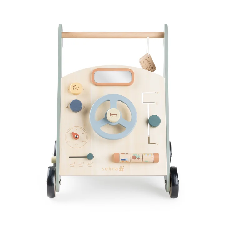 Sebra - Baby walker with activities, car