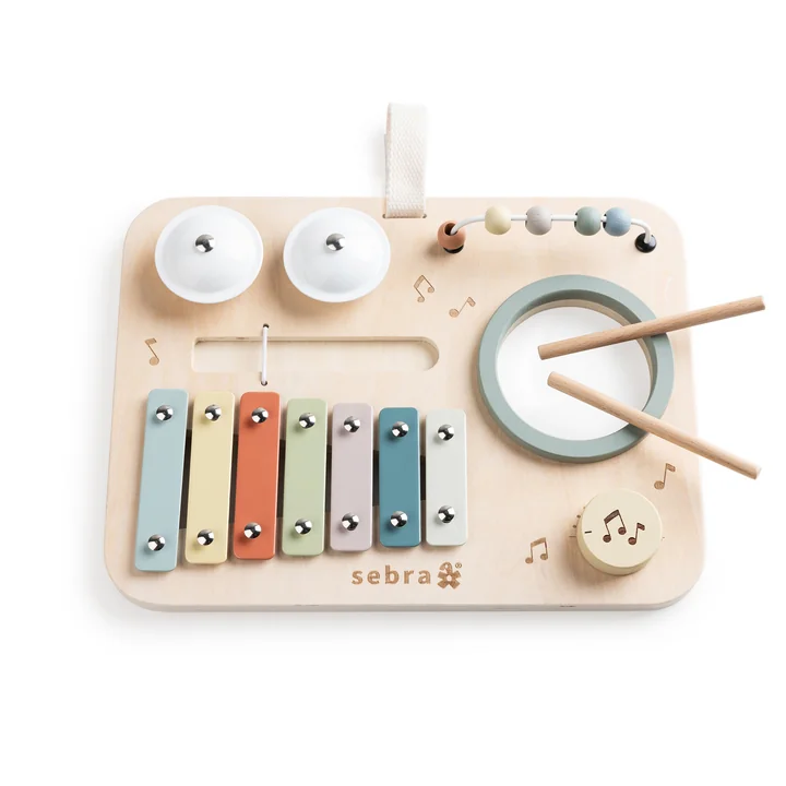 Sebra - Activity board music, multicolored