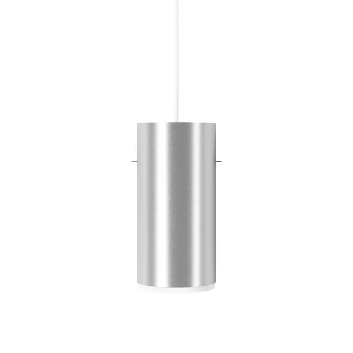 Moebe - Tube Pendant light, large / brushed aluminum