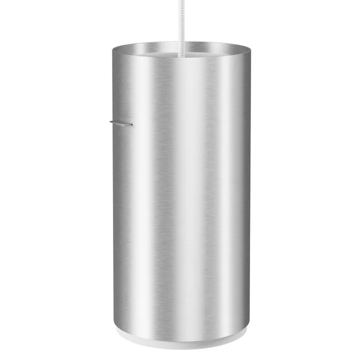 Moebe - Tube Pendant light, large / brushed aluminum