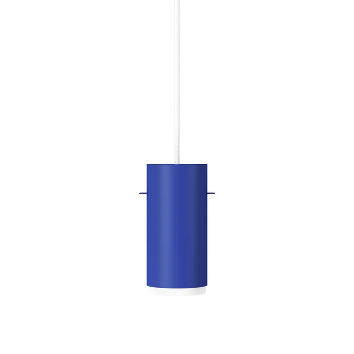 Moebe - Tube Pendant light, small / deep blue