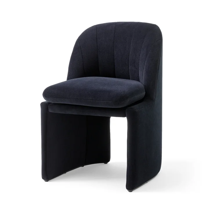 & Tradition - Loafer SC106 Dining Chair, dark gray (fabric Kvadrat Gentle 0193)