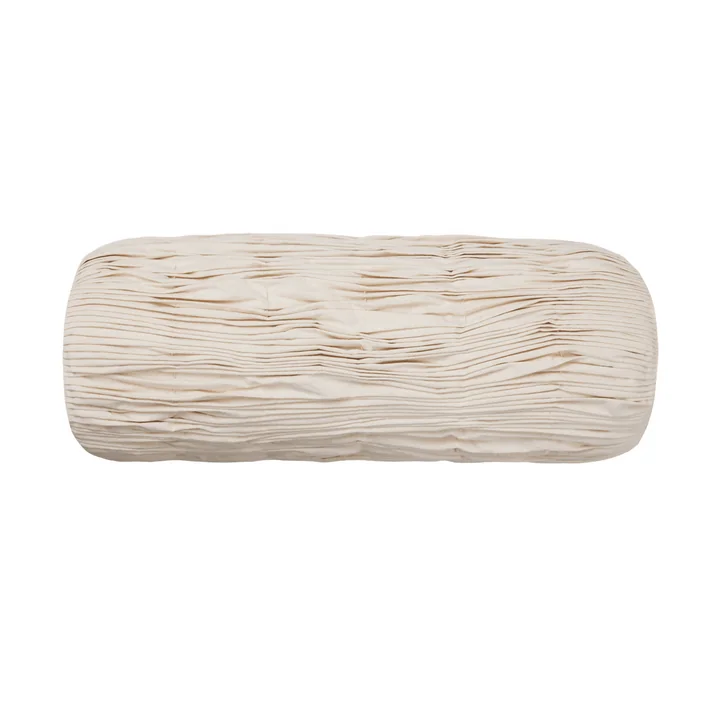 Ferm Living - Falda Smocked bolster, 60 cm, natural