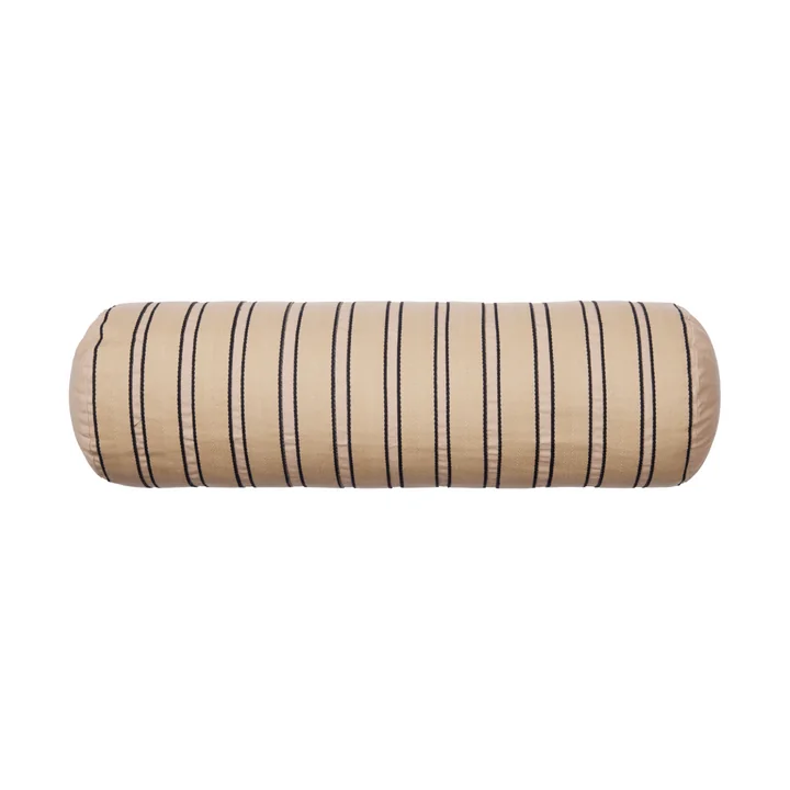 Ferm Living - Twill bolster, 60 cm, cashmere / black