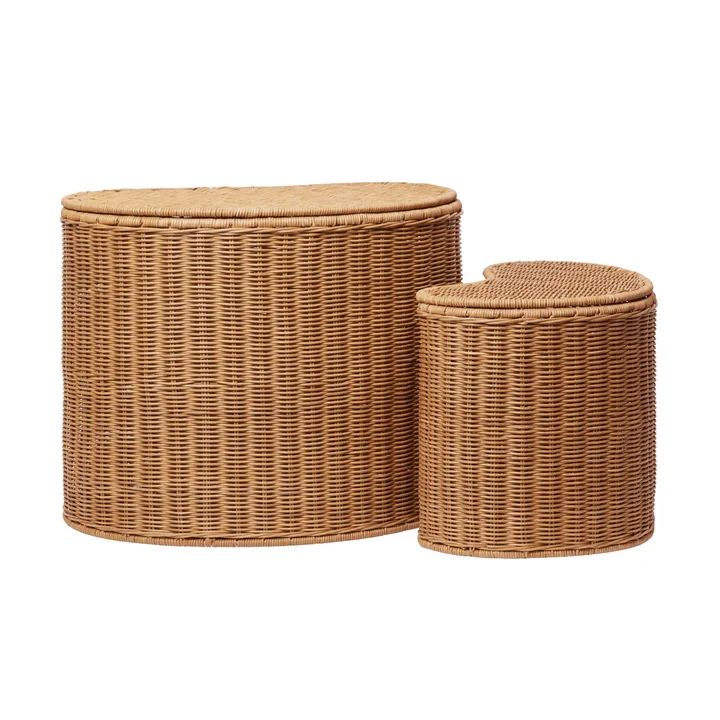 Ferm Living - Willora storage basket, natural (set of 2)