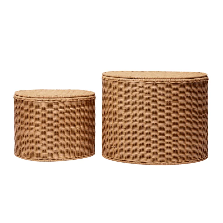 Ferm Living - Willora storage basket, natural (set of 2)