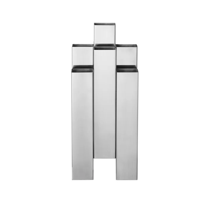Ferm Living - Tessera 3 x 3 vase, stainless steel