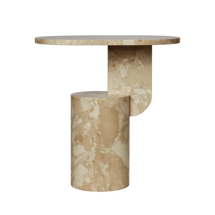Ferm Living - Insert side table, sand (marble)