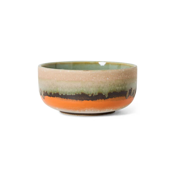 HKliving - 70's dessert bowl, Ø 12.5 cm, burst