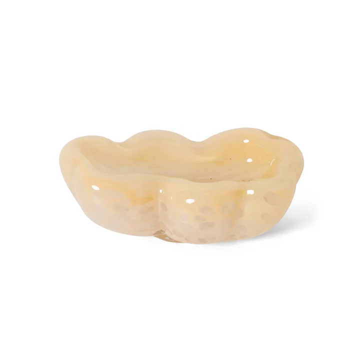 HKliving - Glass bowl, oyster