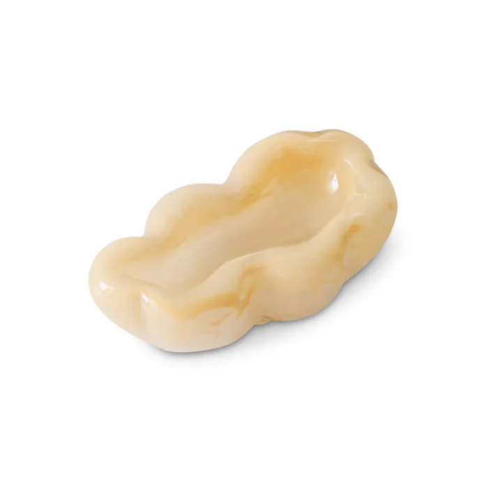 HKliving - Glass bowl, oyster