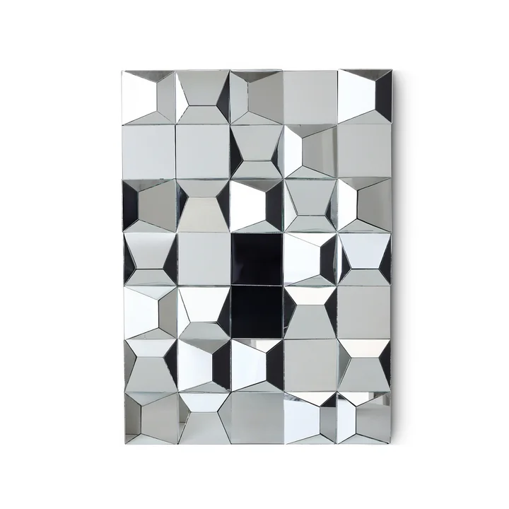 HKliving - Relief Wall mirror, 60 x 85 cm