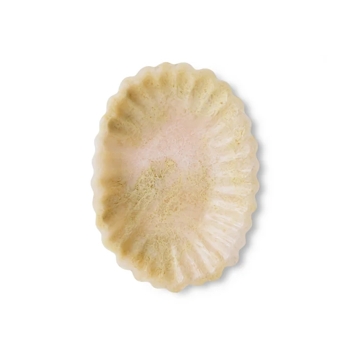 HKliving - New Classics Resin tray, 29 x 21.5 cm, ivory