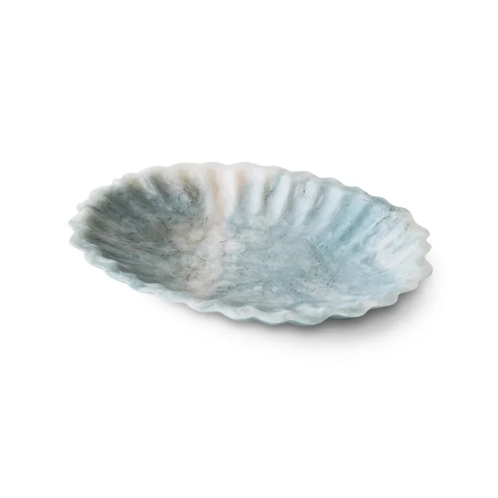 HKliving - New Classics Resin tray, 29 x 21.5 cm, pale blue