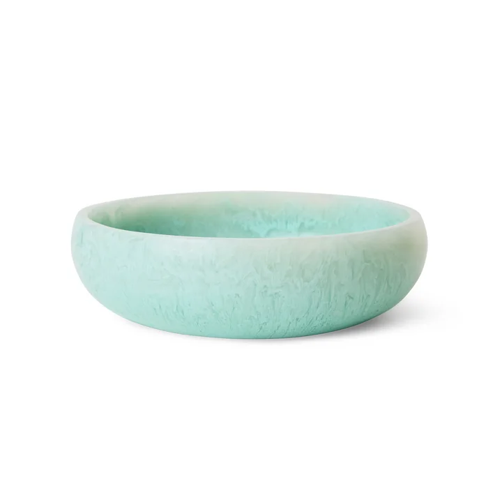 HKliving - Salad bowl, Ø 26.5 x H 7.5 cm, mint