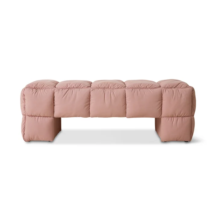HKliving - Puffy Lobby Bench, 140 cm, blush