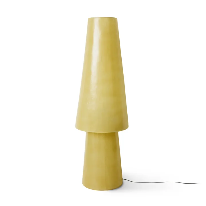 HKliving - Glassfiber floor lamp, soft green