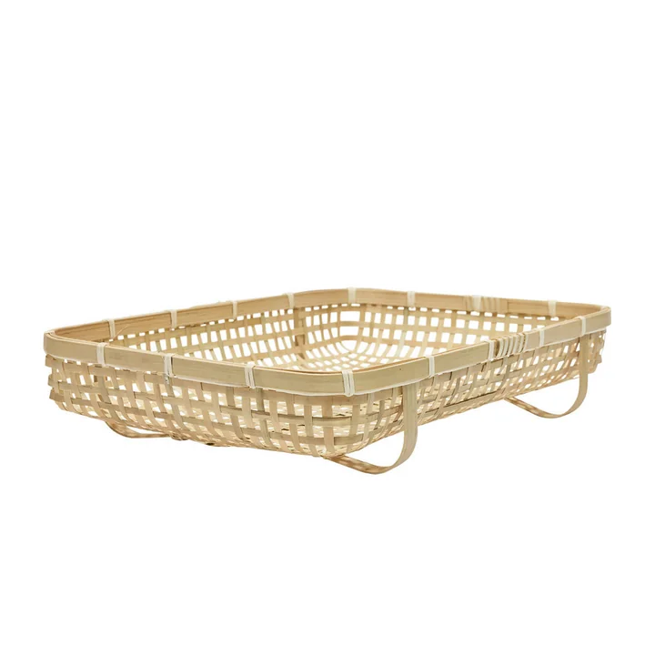 OYOY - Sporta Storage basket, large, natural bamboo