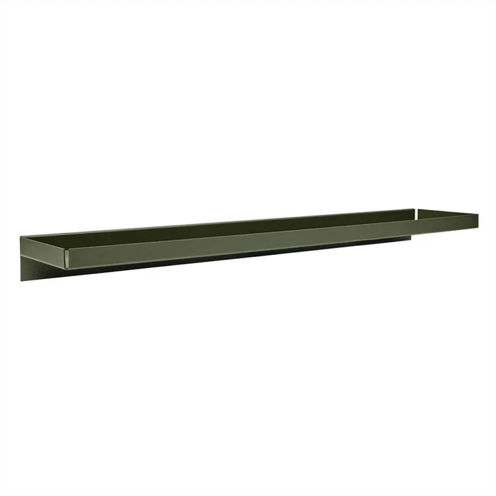 OYOY - Bakku wall shelf, large, olive