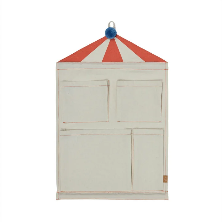 OYOY Mini - Circus Wall storage 1, clay / red