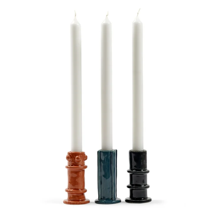 Serax - Molly candlestick 03, multicolored (set of 3)