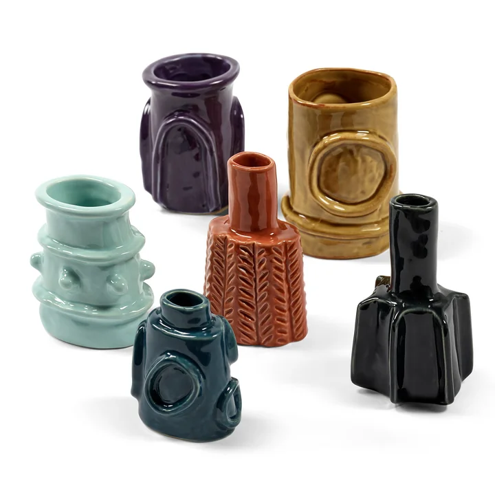 Serax - Molly vase, multicolored (set of 6)