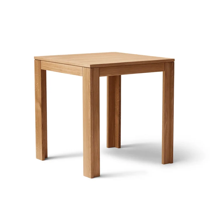 Form & Refine - Element dining table, 70 x 70 cm, matt lacquered oak