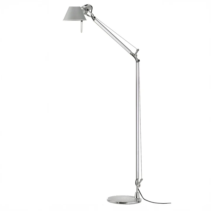 Artemide - Tolomeo Lettura LED reading light, Ø 15 cm, aluminum silver