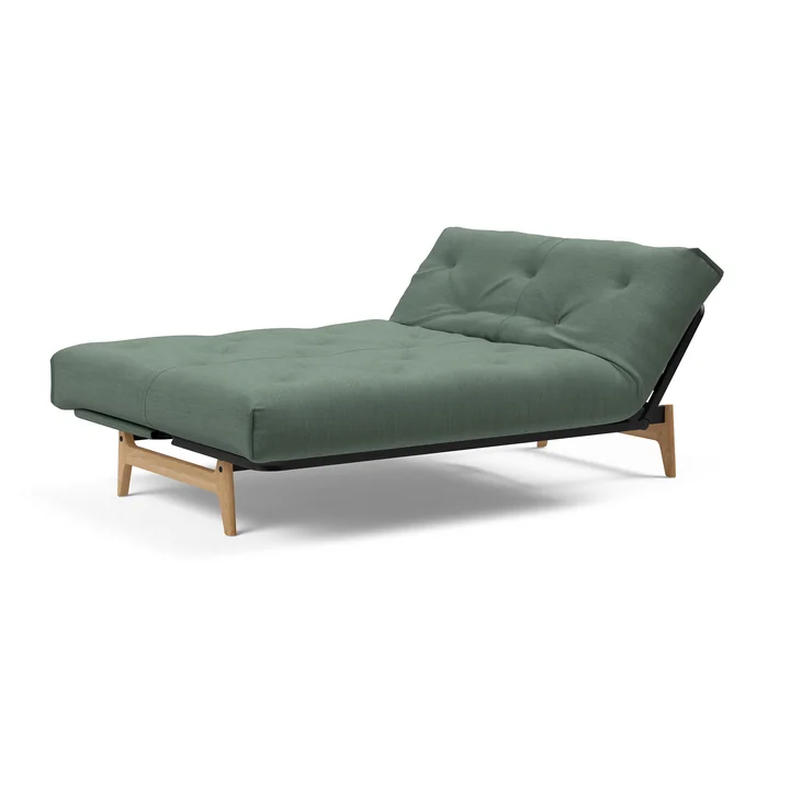 Innovation Living - Aslak 140 sofa bed, 200 x 81 cm, green (518 Elegance Green )