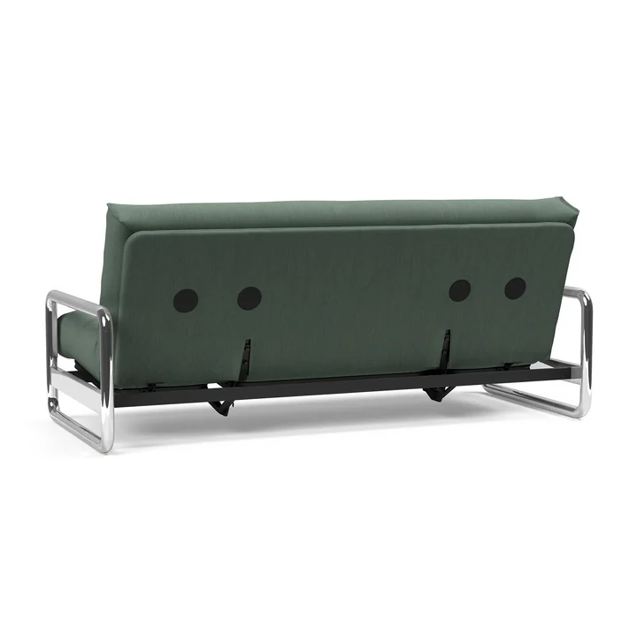 Innovation Living - Lomira Classic Sofa bed, incl. Nordic mattress, 140 x 200 cm (518 Elegance Green)