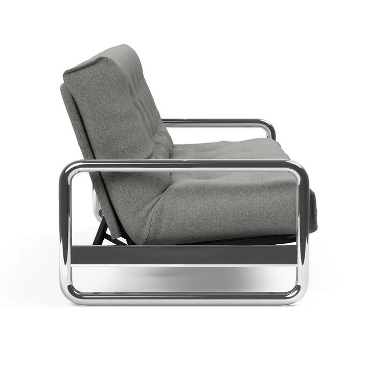 Innovation Living - Lomira Classic Sofa bed, incl. Nordic mattress, 140 x 200 cm (533 Boucle Ash Grey)