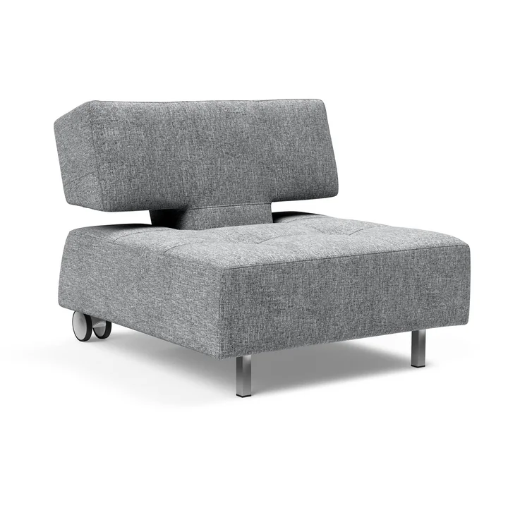 Innovation Living - Long Horn Deluxe Excess Armchair, gray (565 Twist Granite)