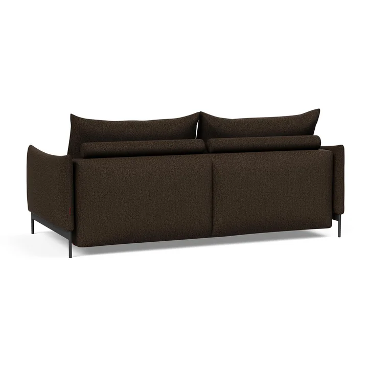 Innovation Living - Malloy sofa bed, 225 x 110 cm, dark brown / black (358 Taura Chocco )