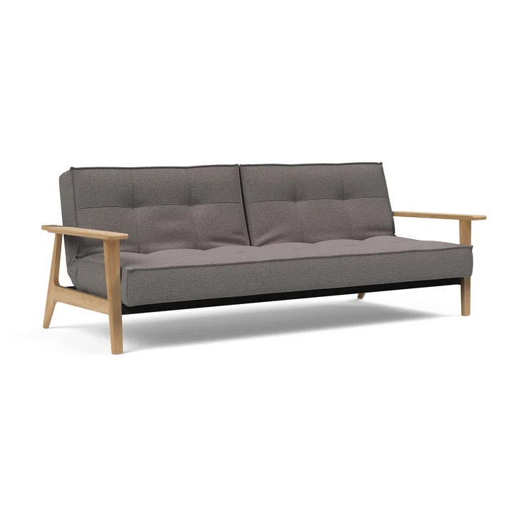 Innovation Living - Splitback Frej sofa bed, 232 x 99 cm, gray (521 Mixed Dance )