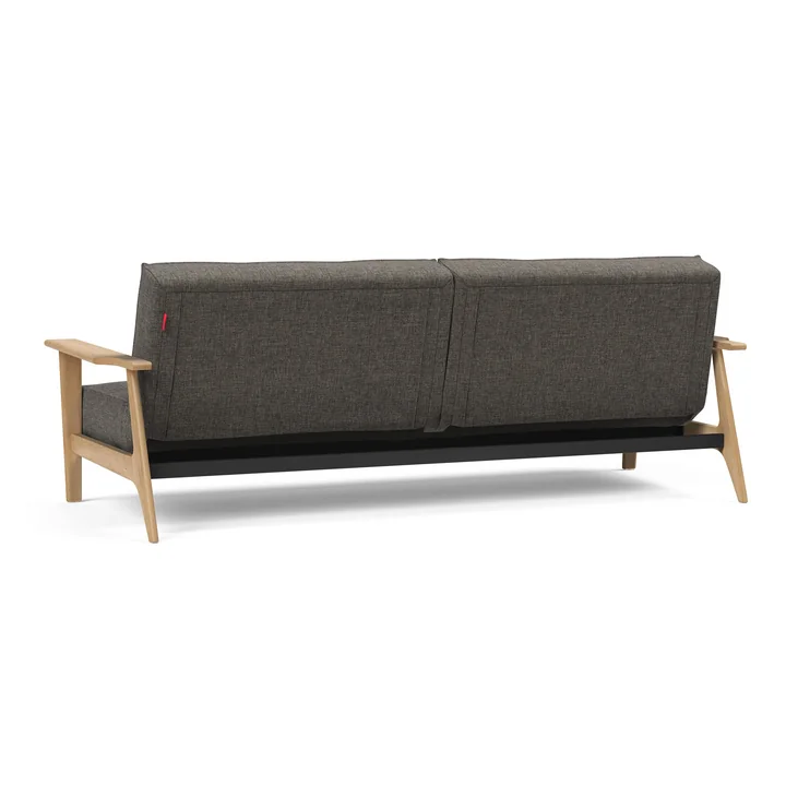 Innovation Living - Splitback Frej sofa bed, 234 x 90 cm, dark gray (216 Flashtex )
