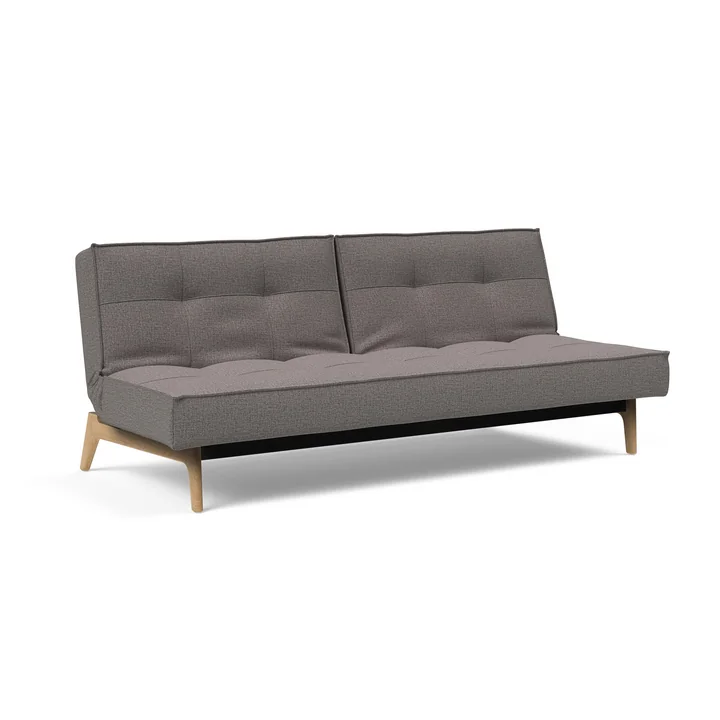 Innovation Living - Splitback Sofa bed, 210 x 96 cm, gray (521 Mixed Dance )