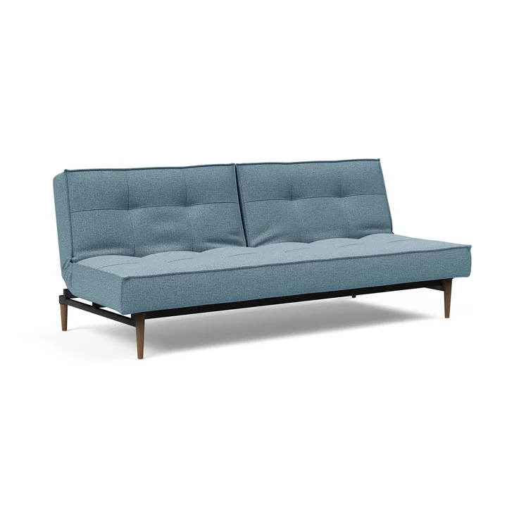 Innovation Living - Splitback Styletto sofa bed, light blue (525 Mixed Dance )